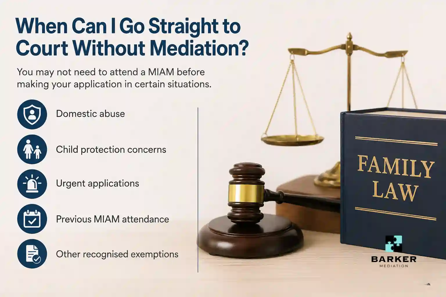 When Can I Go Straight to Court Without Mediation Derby?